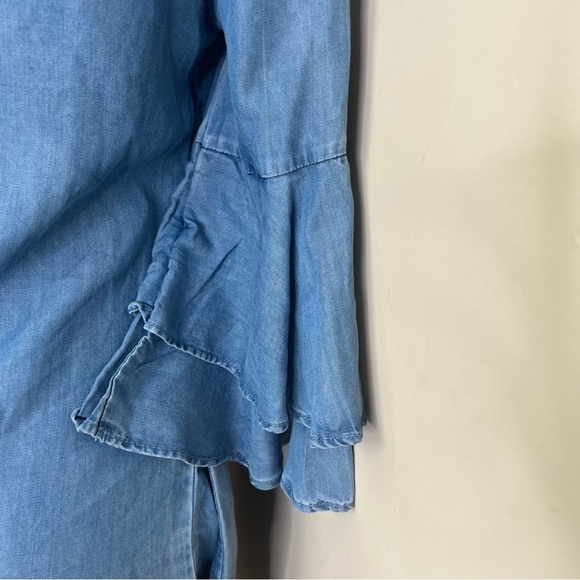 BEACH LUNCH LOUNGE Chambray Dress - Picture 5 of 7